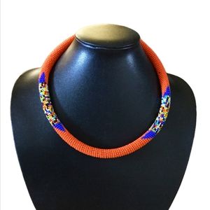 African Beaded Chocker- NEW